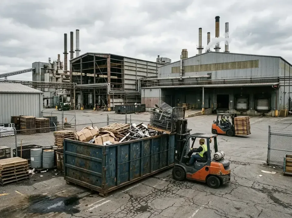 industrial-factory-scrap-conta-003 — frequently asked questions, Cheap Roll-off Dumpster Rentals in Ladue, MO